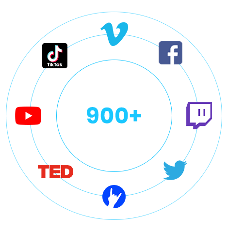 Download videos from 900 websites with SnapDownloader